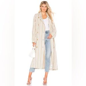 Free People Sweet Melody Trench Coat Duster Size M
